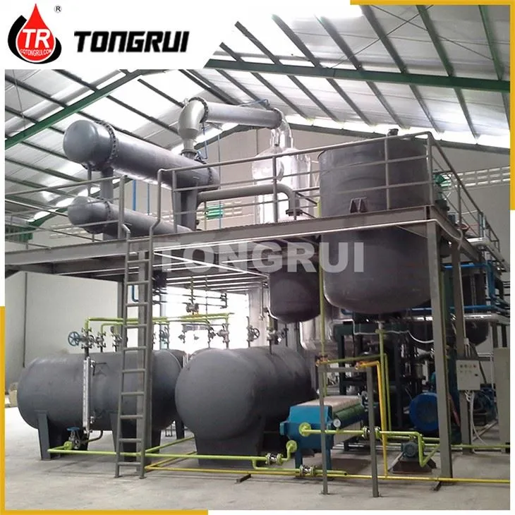 Black Engine Oil Recycling Machine